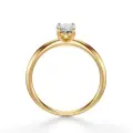 Pierścionek z owalnym diamentem 0.60 ct SBPZ_034